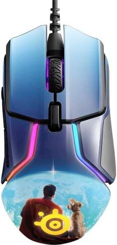 Skinit Decal Other Skin Compatible with SteelSeries Rival 600 Gaming Mouse - Officially Licensed Superman 2025 Superman & Krypto Watch The Earth Design in Saudi Arabia