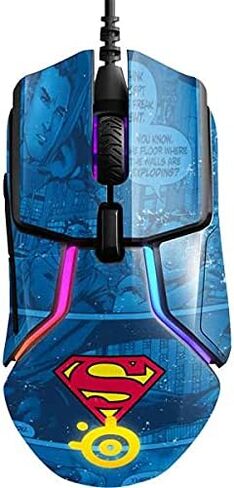 Skinit Decal Other Skin Compatible with SteelSeries Rival 600 Gaming Mouse - Officially Licensed Superman 2025 Superman & Krypto Watch The Earth Design in Saudi Arabia
