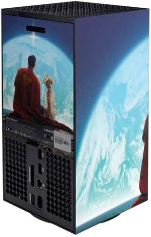 Skinit Decal Gaming Skin Compatible with Xbox Series X Digital Edition Bundle - Officially Licensed Superman 2025 Superman & Krypto Watch The Earth Design in Kuwait