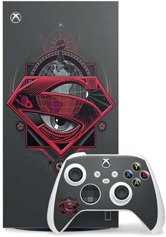 Skinit Decal Gaming Skin Compatible with Xbox Series X Digital Edition Bundle - Officially Licensed Superman 2025 Superman & Krypto Watch The Earth Design in Kuwait