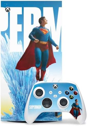 Skinit Decal Gaming Skin Compatible with Xbox Series X Digital Edition Bundle - Officially Licensed Superman 2025 Superman & Krypto Watch The Earth Design in Kuwait