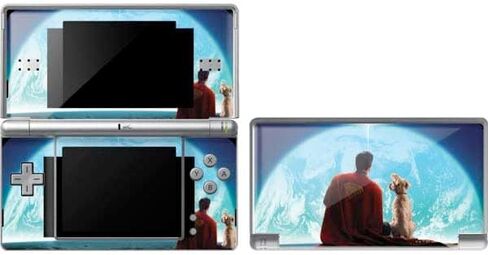 Skinit Decal Gaming Skin Compatible with DS Lite - Officially Licensed Superman 2025 Superman & Krypto Watch The Earth Design in Saudi Arabia
