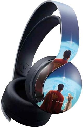 Skinit Decal Gaming Skin Compatible with Pulse 3D Wireless Headset for PS5 - Officially Licensed Superman 2025 Superman & Krypto Watch The Earth Design in Saudi Arabia