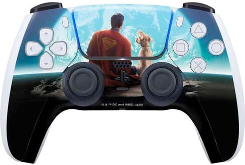 Skinit Decal Gaming Skin Compatible with PS5 Controller - Officially Licensed Superman 2025 Superman & Krypto Watch The Earth Design in Kuwait