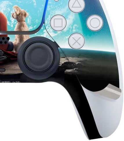 Skinit Decal Gaming Skin Compatible with PS5 Controller - Officially Licensed Superman 2025 Superman & Krypto Watch The Earth Design in Kuwait