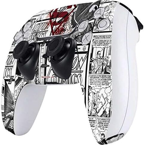 Skinit Decal Gaming Skin Compatible with PS5 Controller - Officially Licensed Superman 2025 Superman & Krypto Watch The Earth Design in Kuwait