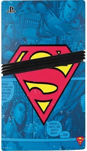 Skinit Decal Gaming Skin Compatible with PS5 Pro Console - Officially Licensed Superman 2025 Superman & Krypto Watch The Earth Design in Saudi Arabia