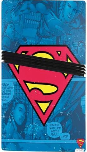 Skinit Decal Gaming Skin Compatible with PS5 Pro Console - Officially Licensed Superman 2025 Superman & Krypto Watch The Earth Design in Saudi Arabia