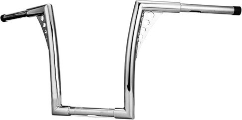 Dasen Chrome Ape Hangers Handlebar 12" Rise 1 1/4" Handle Bars Compatible with Harley Davidson Sportster Softail Dyna Touring Road Glide & King Models in Kuwait