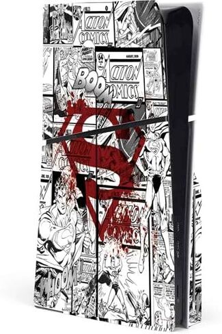 Skinit Skinit Gaming Gaming Continciped مع PS5 Slim Disk Console - Superman Superman 2025 Superman & Krypto Watch The Earth Design in Kuwait