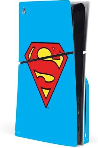 Skinit Skinit Gaming Gaming Continciped مع PS5 Slim Disk Console - Superman Superman 2025 Superman & Krypto Watch The Earth Design in Kuwait