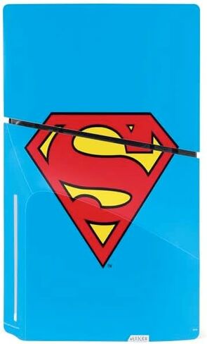 Skinit Skinit Gaming Gaming Continciped مع PS5 Slim Disk Console - Superman Superman 2025 Superman & Krypto Watch The Earth Design in Kuwait
