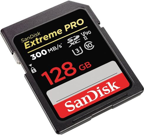 بطاقة ذاكرة سانديسك اكستريم برو SDXC UHS-II سعة 256 جيجابايت - C10، U3، V90، 8K، 4K، فيديو عالي الدقة بالكامل، بطاقة SD - SDSDXDK-256G-GN4IN in Saudi Arabia