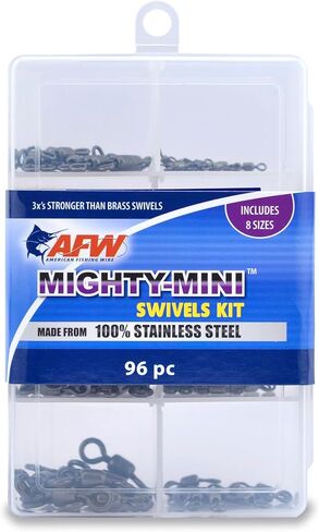 American Fishing Wire Mighty-Mini Stainless Steel Snap Swivel Kit in Saudi Arabia