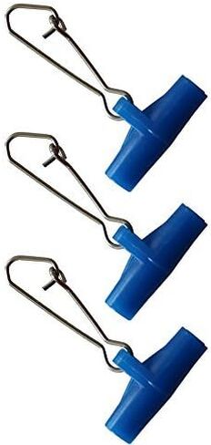 Laxygo Sinker Slide with Hooked Snap Fishing Line Connector 30-60pcs Fishing Accessories in Kuwait