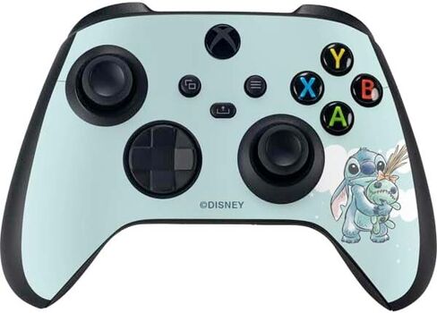 Skinit Skinit Gaming Gaming Skin متوافق مع وحدة التحكم Xbox Series X - Disney Lilo مرخص رسميًا وتصميم نمط حرف غرزة in Kuwait