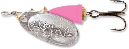 Blue Fox Classic Vibrax 03 Painted 1/4 (Silver/Hot Pink , Size- 3) in Saudi Arabia