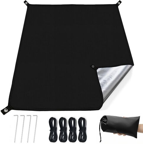 KRUI Tent Footprint, PU 2000 Waterproof Camping Tarp, Durable Tent Floor Saver for Hiking, Backpacking, Hammock, Beach and Picnic in Kuwait