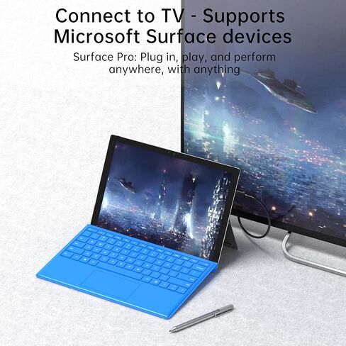 محول USB إلى HDMI ، 4K@60Hz HDR لجهاز الكمبيوتر المحمول/الكمبيوتر/التلفزيون/الشاشة/جهاز الإسقاط ، التوصيل والتشغيل ، نقل الفيديو الصوتي HD ، متوافق مع Windows/Mac/PS5/Xbox (USB إلى محول HDMI) in Kuwait