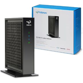 Hitron CODA56 Multi-Gigabit DOCSIS 3.1 Modem | 2.5 Gbps Max Internet Speeds | Certified with Xfinity, Charter Spectrum, Cox | 10x Faster Than DOCSIS 3.0 | 2.5 Gbps Ethernet Cable Modem ONLY