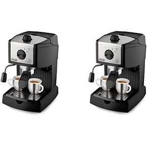 DeLonghi EC155 15 Bar Espresso and Cappuccino Machine, Black