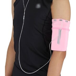 Arm Band for Phone for Running Sports Running Arm Band is Suitable for Mobile Phones Within Inches Universal Mobile Phone Bag Fitness (Pink,Medium)