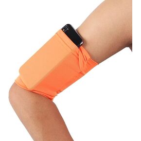 Arm Band for Phone for Running Outdoor Running Bags Armband Universal Mobile Phone Case Bag Hight Elastic Breathable Jogging Arm Band Cellphone Arm Band(Green) (Orange)