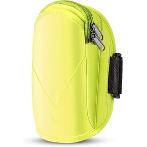 Arm Band for Phone for Running Sports Running Arms Band Waterproof Sport Armband Bag Running Jogging Gym Arm Band Mobile Phone Bag Case Cover Holder (White)