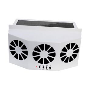 Car Solar Air Conditioner Car Cooler Summer Solar Solar-Powered Car Window Solar Cooler for Cars Solar Air Conditioner Efficient Airflow Simple Setup