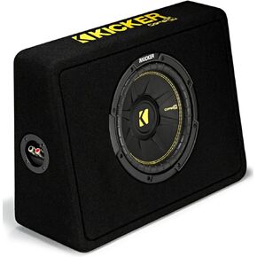 KICKER KIC17-44TCWC104-RS Car Audio CompC 10 inch Truck Sub Box Enclosure 4 Ohm (Renewed)