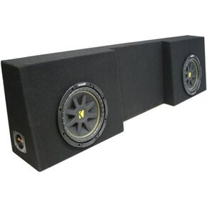 American Sound Connection TRUCK572X10 Custom Dual 10" Truck Box w/Console and 43C104 10" Subwoofer Single 4 Ohm 150 Watts