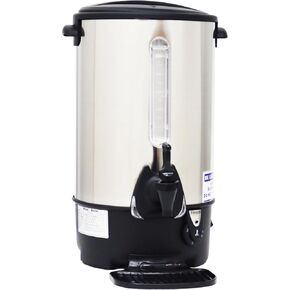 21.7L Hot Water Dispenser Commercial Electric Boiling Bucket Thermal Insulation Integrated Hot Water Stainless Steel Boiler for Coffee Shops Milk Tea Shops Restaurants 110V 1500W