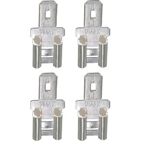 QTY4 F2 TO F1 TIN PLATED AGM BATTERY TERMINAL ADAPTER 0.250 TO 0.187