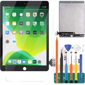 for iPad Pro 9.7 Screen Replacement for iPad Pro 9.7 LCD Display Repair Kits for iPad Pro 9.7 Touch Screen Digitizer Assembly Replacement A1673 A1674 A1675 Black (No Home Button)