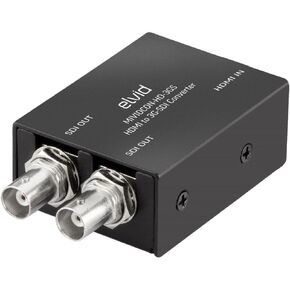 HDMI to 3G-SDI Video Converter – HDMI to Dual 3G/HD-SDI Output, 1080p60 HD Video, USB Powered with Power Adapter, Perfect for Broadcast, Live Streaming, Camera, & Video Production
