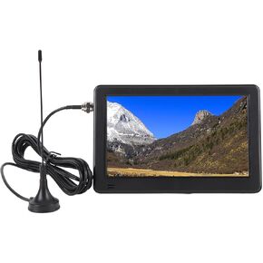 6 Inch Small Portable TV, Small TV with Digital Tuner, USB Memory Card Support, Digital ATSC TV for Camping Car