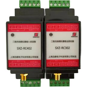 ​2-Channel 4-20mA or 0-10V Analog Transmitter and Receiver Pair Wireless Analog Signal Transceiver Device