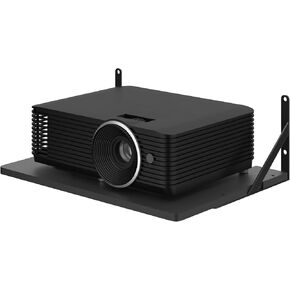 All Black Small Mini Projector Mount, Projector Shelf/Cable Box Wall Mount/Router Wall Mount,Projector Wall Mount Floating,Projector Shelf for Wall,Projector Holder Stand Accessories