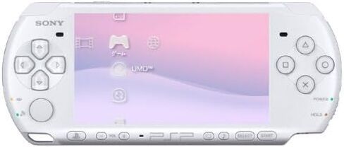 Sony PSP Slim and Lite 3000 Series Gaming Gaming Console مع بطاريتين (أبيض) (متجدد) in Kuwait