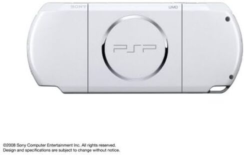Sony PSP Slim and Lite 3000 Series Gaming Gaming Console مع بطاريتين (أبيض) (متجدد) in Kuwait