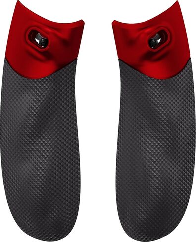 eXtremeRate Flexor Rubberized Side Rails Grips Trigger Stopper Kit for Xbox Series X/S Controller, Ergonomic Handle Grips for Xbox Core Controller - Black in Saudi Arabia