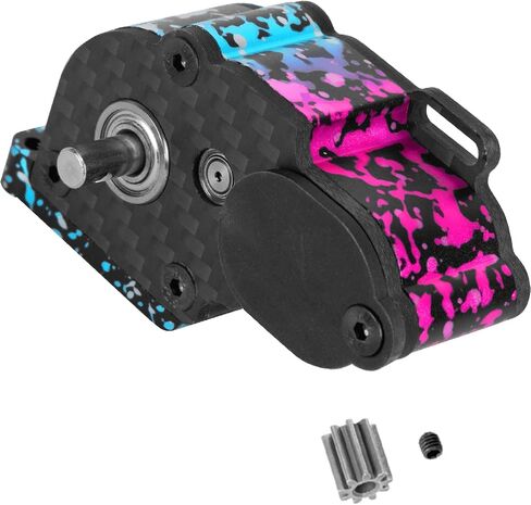 RCHuiWow LCG Center Gearbox Transmission Box ترقيات جزء لـ SCX10 SCX10 II 90046 90047 1/10 RC Crawler Car، علبة تروس ناقل الحركة الأوسط من الألومنيوم، أخضر in Kuwait