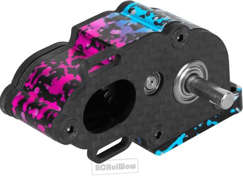 RCHuiWow LCG Center Gearbox Transmission Box ترقيات جزء لـ SCX10 SCX10 II 90046 90047 1/10 RC Crawler Car، علبة تروس ناقل الحركة الأوسط من الألومنيوم، أخضر in Kuwait