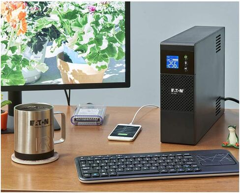 Eaton 5S1500LCD UPS Battery Backup & Surge Protector, 1500VA / 900W, AVR, LCD Display, Line Interactive in Saudi Arabia