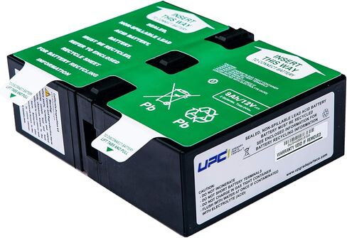 APCRBC124-UPC Replacement Battery for APC Back UPS (Pro) 1300/1500VA Battery Backup | – Compatible with RBC124 & BX1500M, BR1300G, BX1500G, BR1500G – Upgrade Parts Company in Saudi Arabia