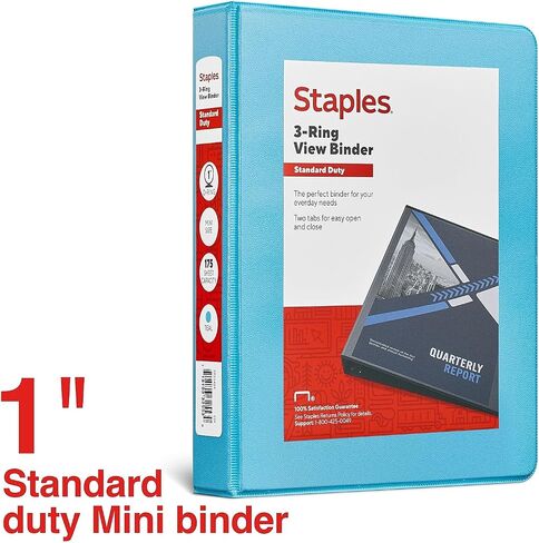 Staples 82642 Standard 2-Inch 3-Ring View Binder Orange (26446-Cc) in Saudi Arabia