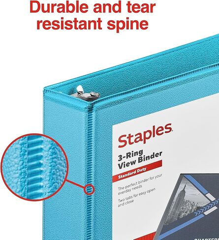 Staples 82642 Standard 2-Inch 3-Ring View Binder Orange (26446-Cc) in Saudi Arabia