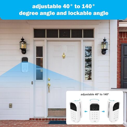 iTODOS 2 Pack كابل طاقة ومحول طاقة بطول 20 قدم/6 متر متوافق مع Blink Outdoor 4 (الجيل الرابع)، مقاوم للطقس في الهواء الطلق، كابل شحن مسطح للكاميرا Blink (ليس لـ Blink XT3/XT2/Mini) - أسود in Kuwait