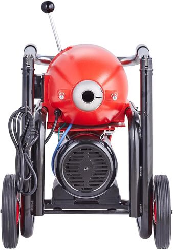 VEVOR 50FTx1/2Inch Drain Cleaner Machine, Sewer Snake Electric Drain Auger Cleaner with 4 Cutter & Foot Switch for 2" to 4" Pipes in Kuwait