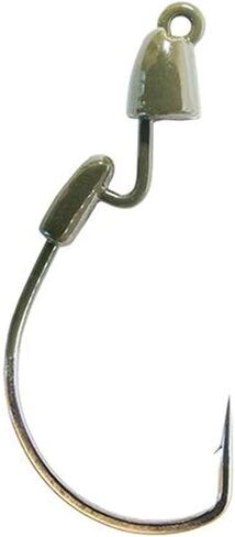 Z-man, Finesse Bulletz Jighead, Freshwater, 1/10 oz, 1 Hook, Green Pumpkin, Package of 3 in Saudi Arabia